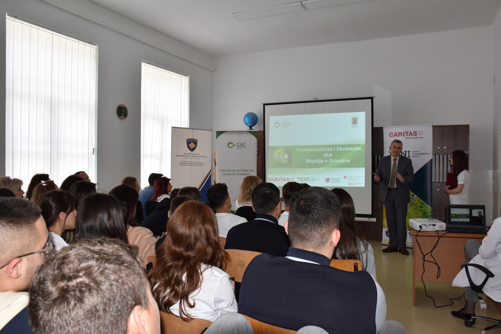 MZHR në bashkëpunim me Caritasin Zviceran realizuan Inaugurimin e projektit Mjedisor në SHMLP “7 Shtatori”- Prishtinë