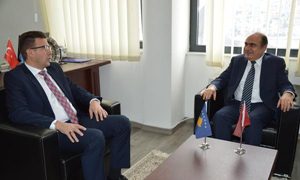 Ministri Demiri u takua me drejtorin e bankës “Banka Kombetare Tregtare” – BKT