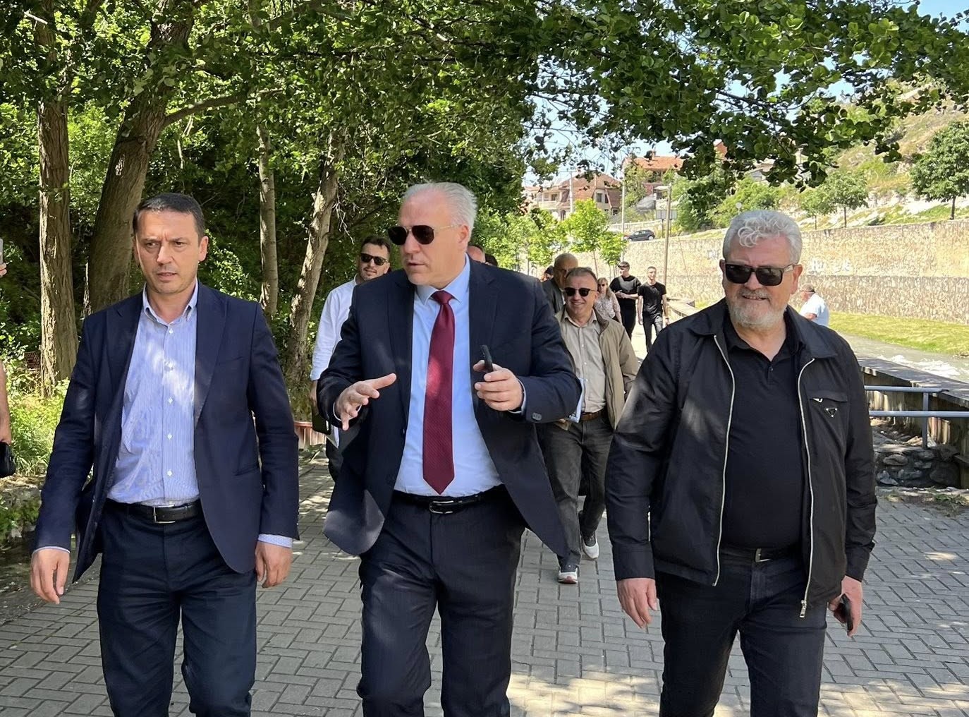 Ministri Damka viziton lokacionin e projekt- propozimit rekreativ në Komunën e Prizrenit