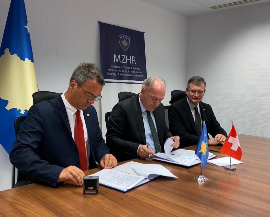 Ministria e Zhvillimit Rajonal nënshkruan marrëveshjen e bashkëpunimit me Caritasi Zviceran