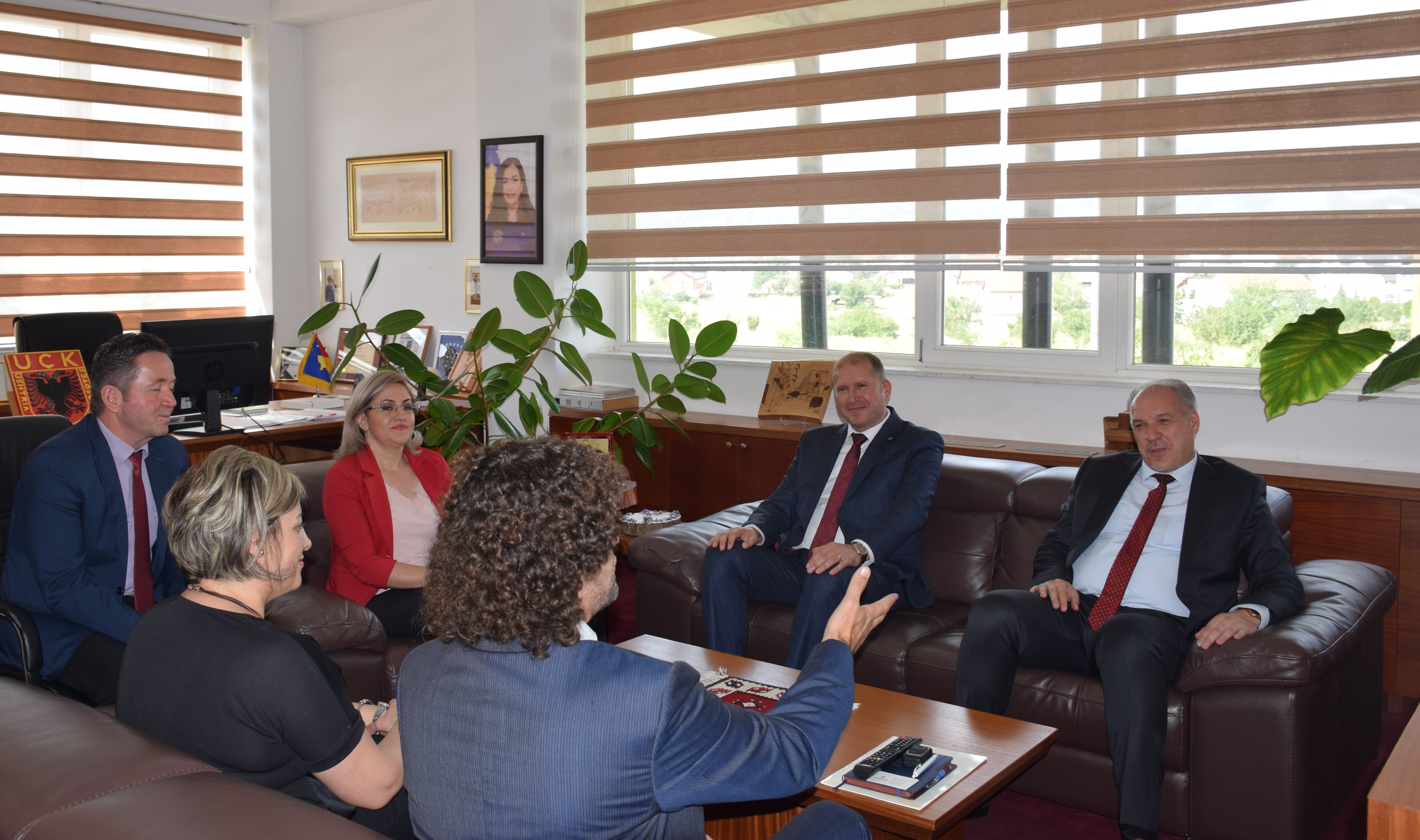 Ministri z.Fikrim Damka ishte sot në vizitë në Universiteti i Shkencave të Aplikuara në Ferizaj (UShAF) 