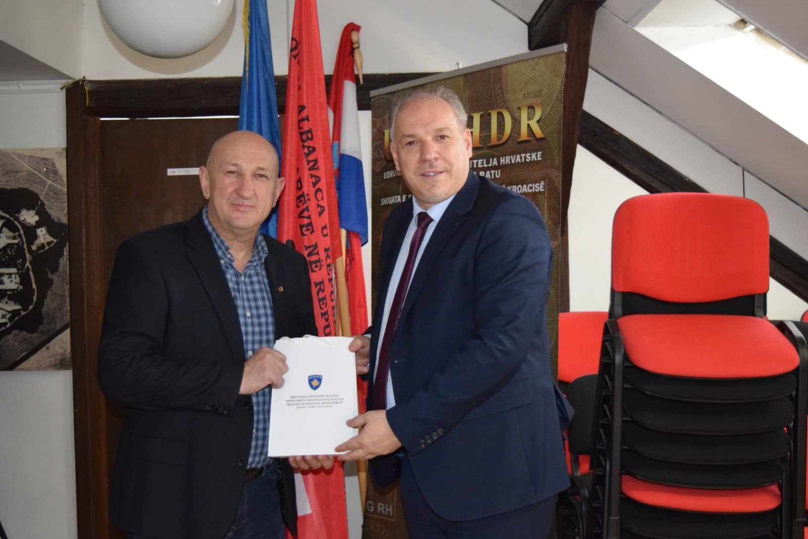Ministri i Zhvillimit Rajonal Fikrim Damka vizitoi Unionin Shqiptar në Republikën e Kroacisë