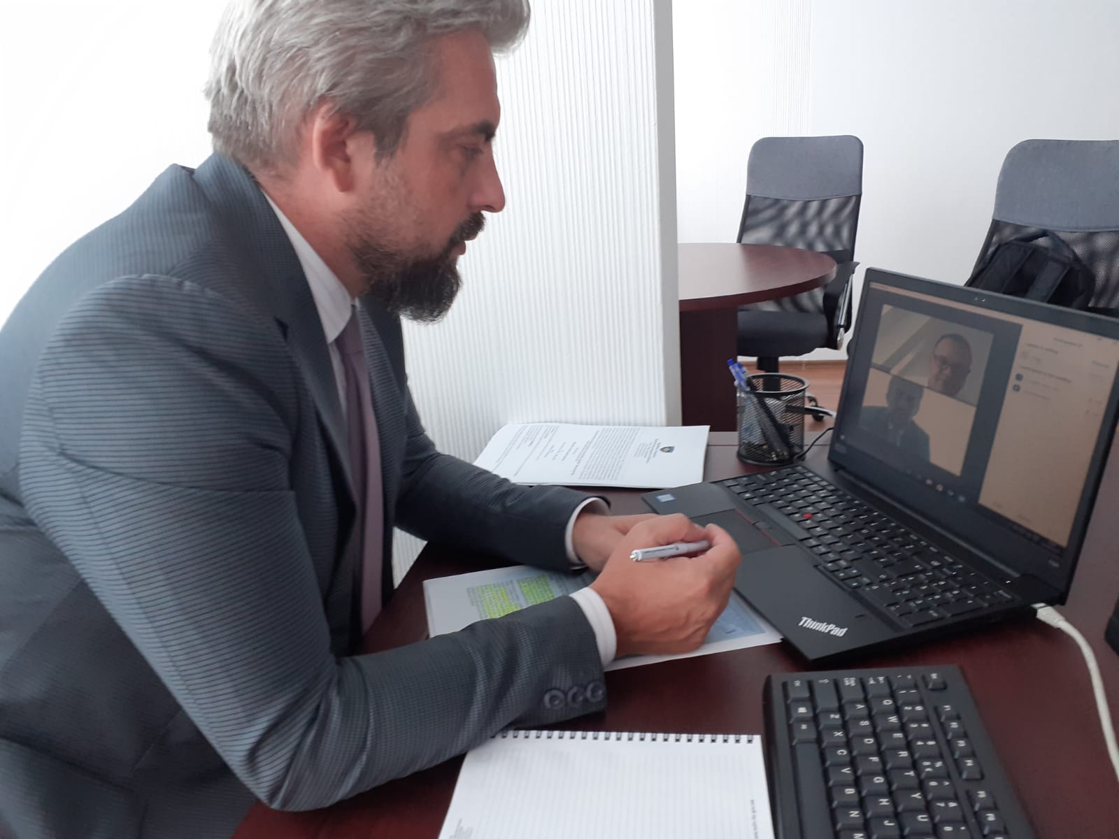 Ministri Kervan realizojë takim virtual me Drejtorin e GIZ-it në Kosovë z. David Oberhuber