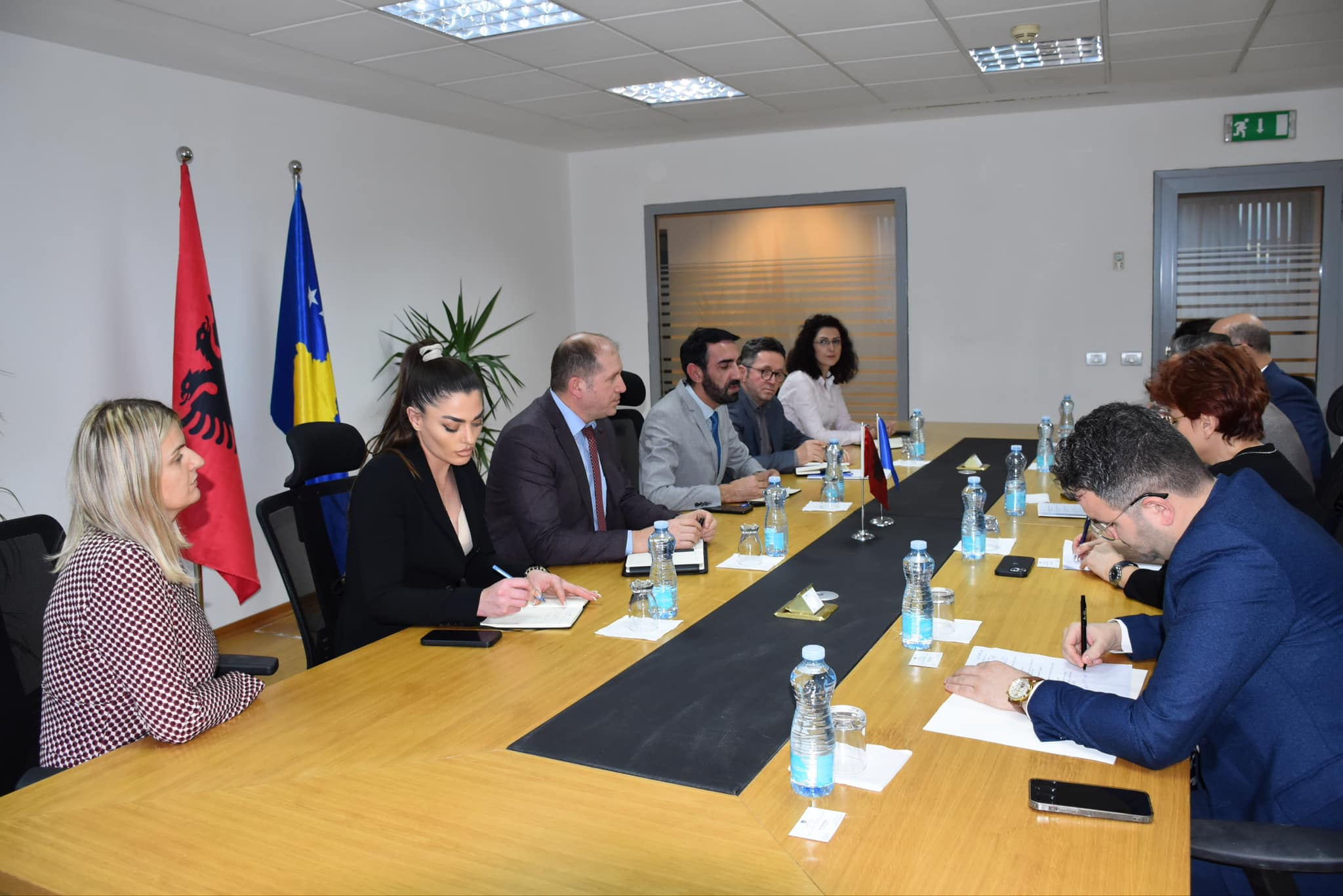 The Deputy Minister of Regional Development, Mr. Ali Tafarshiku, hosted the Deputy Minister of Foreign Affairs of Albania, Mr. Besart Kadia.