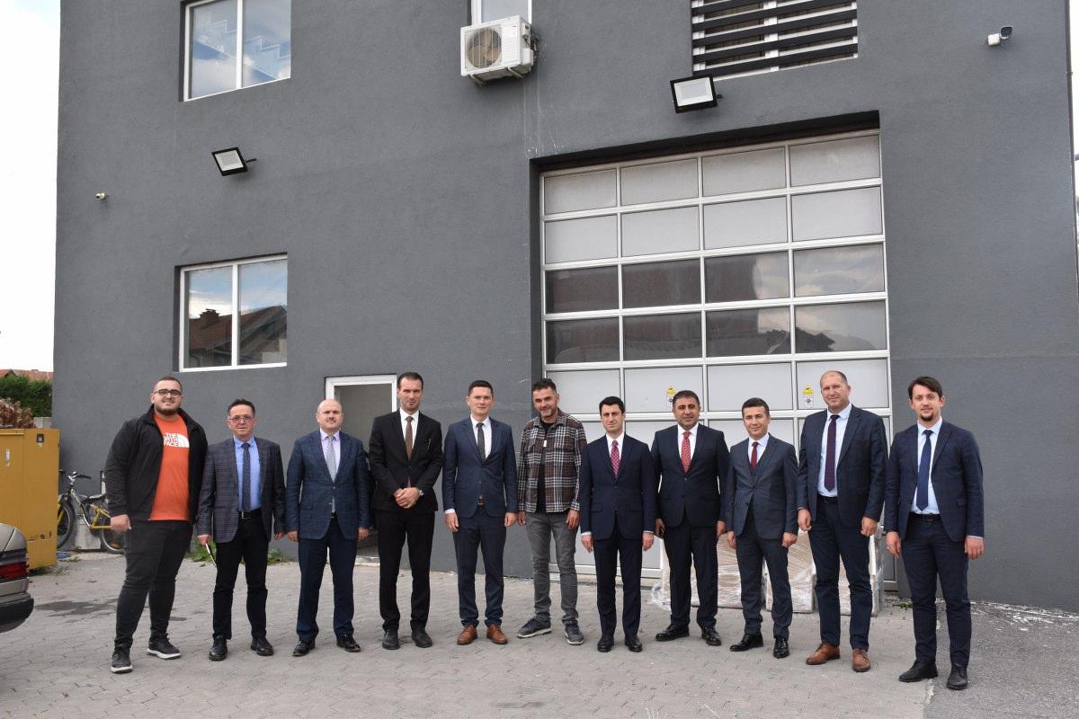 MZHR dhe delegacionin nga Ministria e Teknologjisë dhe Industrisë nga Turqia vizituan një prej përfituesve të MZHR-së nga skema e granteve PZHRB 2022