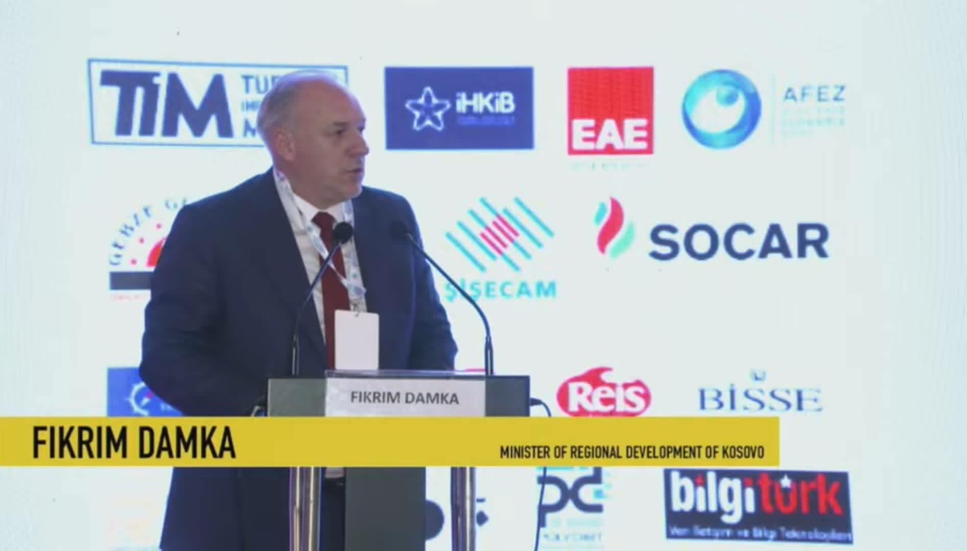 Në kuadër të Samitit të 25-të Ekonomik Euroaziatik të organizuar nga Fondacioni Marmara Group në Turqi, Ministri i Zhvillimit Rajonal z. Fikrim Damka, mori pjesë si folës në panelin “Kriza e Ushqimit dhe Furnizimi i Mallrave”.