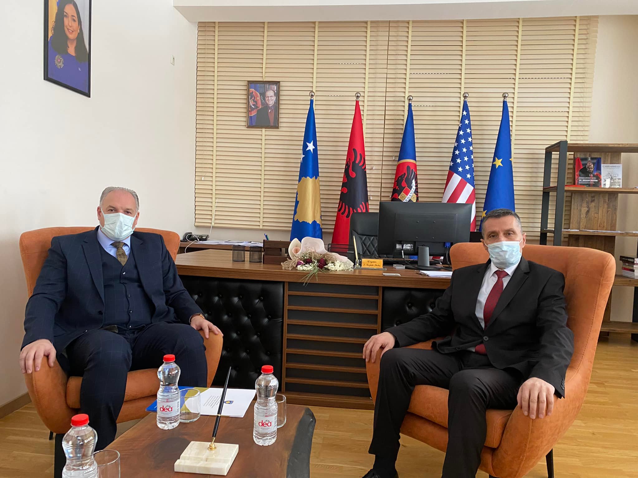 Ministri Fikrim Damka vizitoj Komunën e Junikut