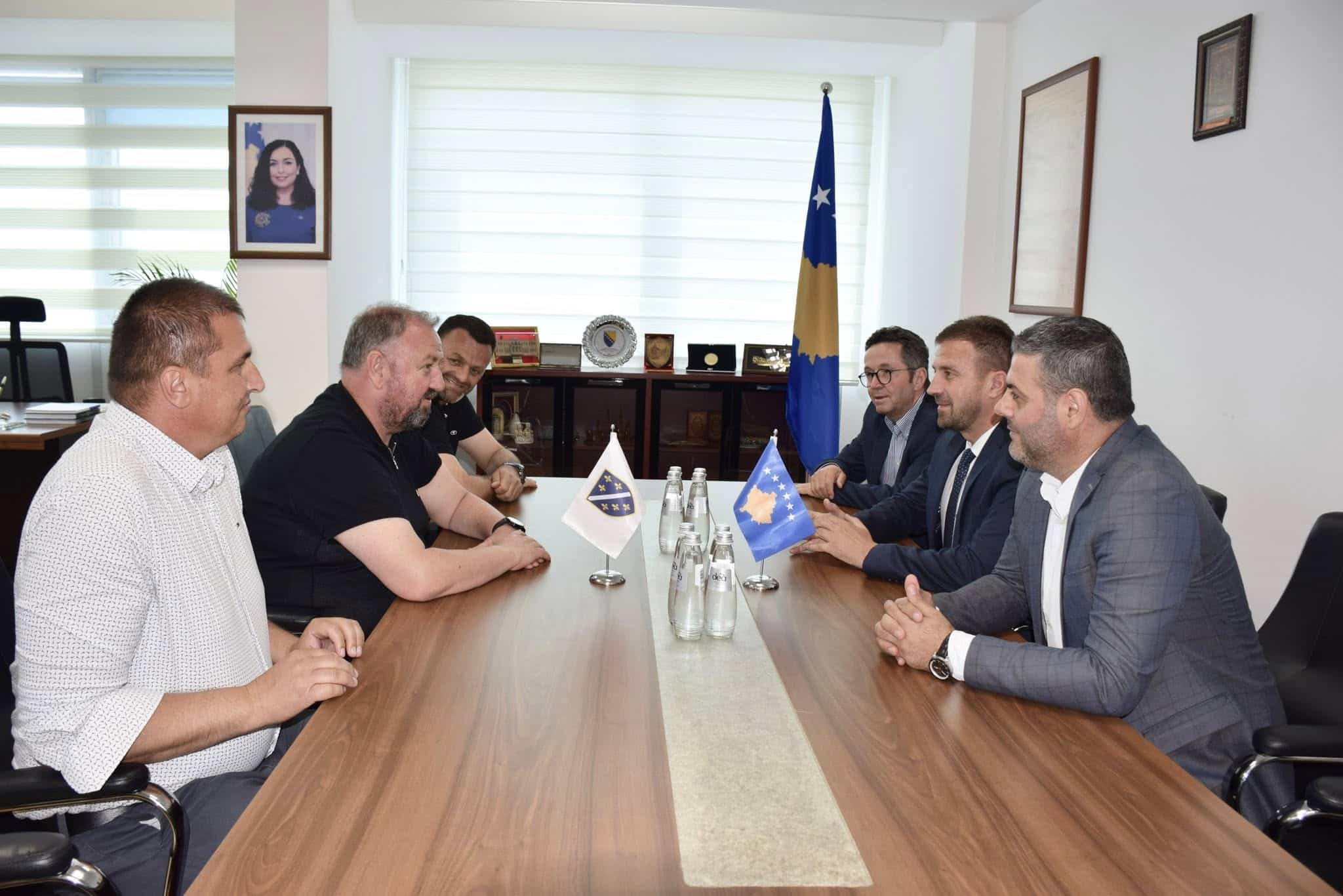 Acting Minister Rasim Demiri Received Minister Samir Šibonjić in a Meeting